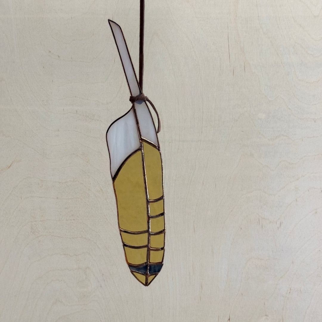 ⭐︎最終値引⭐︎ Glass Feather by Colin Adrian earthy classic glass feather - Colin Adrian Glass – FOUND&MADE